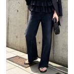 「GALLARDAGALANTE」 ブーツカットデニムパンツ 1 ブラック レディース