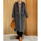「Mila Owen」 ダッフルコート 1 チャコールグレー レディース