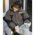 ダウンジャケット ダウン FIRST DOWN/ファーストダウン 別注 パネルショートダウン メンズ