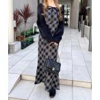 ワンピース 「WEB限定」シャギーニットボレロ＋マーメイドワンピースセット