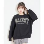 トレーナー  「LTXC」「裏起毛」柄ロゴアップリケプルオーバー キッズ 子供服 女の子