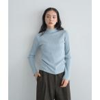 ショッピングラメ ニット セーター ラメ混ハイネックリブニット レディース