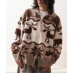 ショッピングカウチン カーディガン ダブルZIP ノルディック ルーズ カウチンニット / Double-Zip Nordic Loose Cowichan Knit メン