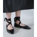 [NANO universe] балетки 37 черный женский 