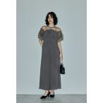 「niana」 半袖ワンピース M ブラウン レディース