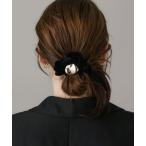 「muku」 ヘアゴム FREE ブラック×ゴールド レディース