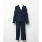 [DRESS LAB] брючный костюм L темно-синий женский 