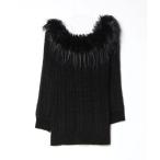 ショッピングニットワンピ 「EATME」 ニットワンピース FREE ブラック レディース