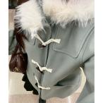 ショッピングダッフル 「Another Branch olive des olive」 ダッフルコート FREE サックスブルー レディース