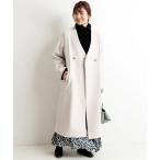 [SLOBE IENA] no color пальто S36 слоновая кость женский 
