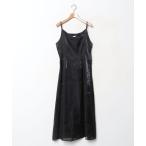「Leja」 キャミソールワンピース MEDIUM ブラック レディース