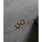 [TEN.] серьги ( обе уголок для ) FREE Gold мужской 