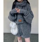 [Kastane] вязаный ансамбль FREE угольно-серый женский 