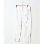 ショッピングAbercrombie 「Abercrombie&Fitch」 デニムパンツ - ホワイト レディース
