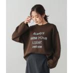 ニット セーター 毛玉になりにくいロゴプルオーバー/612328 レディース