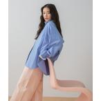 ショッピングカフス ブラウス シャツ レイヤードカフスルーズシャツ レディース