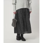 スカート シャイニー プリーツ スカート