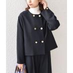 ショッピングcolors ジャケット ノーカラージャケット SHIPS Colors:「手洗い可能」ポリエステル/リネン スラブ ノーカラージャケット レディース