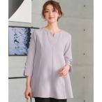 ブラウス シャツ 袖リボンチュニック レディース