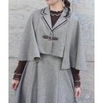 ブルゾン アウター ヘリンボンケープＪＫＴ レディース
