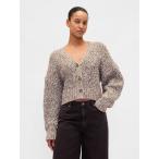 ショッピングGAP カーディガン コットンブレンド クロップド ニットカーディガン レディース