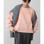 tシャツ 「LARUTA」ラグラン前後2WAYロゴ裏毛プルオーバー レディース