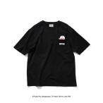 ショッピングドラえもん tシャツ ドラえもん  × ホームゲーム 「HOMEGAME」 - コラボレーション 半袖Tシャツ 「DORAEMON POCKET TEE BLAC