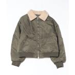 ショッピングagain ミリタリージャケット モッズコート 合繊オーバーサイズMA-1 レディース