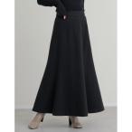 ショッピングリエディ スカート 「低身長サイズ有」ウールライクパネル切り替えフレアスカート