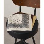 ショッピングスカーフ スカーフ バンダナ ペイズリードットスカーフ レディース