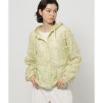 ショッピングパーカ パーカー 3Dフラワーメッシュフーディー レディース