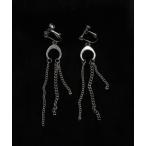 イヤリング サークルフリンジチェーンイヤリング レディース