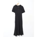 「callautia」 半袖ワンピース LARGE ブラック レディース