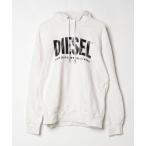 「DIESEL」 プルオーバーパーカー LARGE ホワイト メンズ
