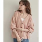 ショッピングスパンコール 「ANGIE」 ニットカーディガン FREE ライトピンク レディース