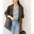 ショッピング古着 「JOURNAL STANDARD relume」 テーラードジャケット FREE グレー レディース