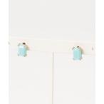 「sowi」 ピアス（両耳用） フリ- ターコイズブルー レディース