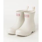 「HUNTER」 レインブーツ - ホワイト レディース