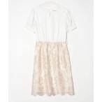 「MISCH MASCH」 半袖ワンピース MEDIUM ベージュ レディース