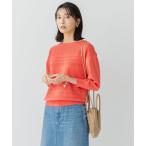 「23区」 長袖ニット 32 レッド レディース