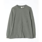 ショッピング長袖tシャツ 「Goodwear」 長袖Tシャツ L ライトカーキ メンズ