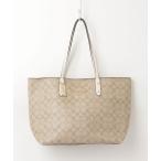 「COACH」 トートバッグ - ベージュ レディース
