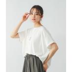 「GLOBAL WORK」 半袖カットソー MEDIUM オフホワイト レディース