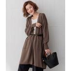 「23区」 ニットカーディガン 38 ブラウン レディース