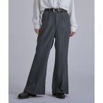 「Ellno Loset」 ブーツカットパンツ MEDIUM チャコールグレー メンズ