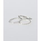 指輪 リング 「XOLO JEWELRY/ショロジュエリー」 TRIPLE WITH CUSHION シルバーリング メンズ