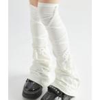 ショッピングニーハイ 靴下 WEGO/レースアップニーハイレッグカバー レディース