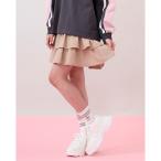 ショッピングティアード パンツ ハートバックルベルトつきティアードスカパン キッズ 子供服 女の子