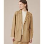 ジャケット テーラードジャケット ウールスムースジャケット レディース