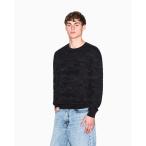 ショッピングアルマーニ セーター ニット 「A|X アルマーニ エクスチェンジ」オールオーバージャカードカモフラージュ コットンニットプルオーバー メンズ